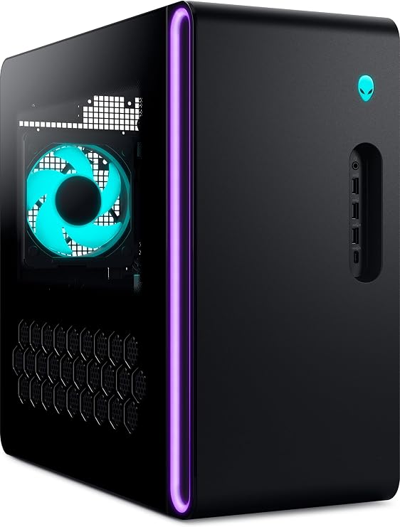 Alienware Aurora ACT1250 Gaming Desktop PC - Intel Core Ultra 9 285K 24-Core up to 5.7GHz, 64GB DDR5 RAM, 8TB NVMe SSD, NVIDIA GeForce RTX 5080 16GB, Liquid Cooling, Keyboard & Mouse, Windows 11 Pro