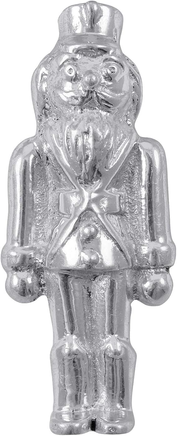 Mariposa Nutcracker Napkin Weight | Silver | Brillante | Gifts | Napkin Weights | Recycled Sandcast Aluminum | Handmade In Mexico