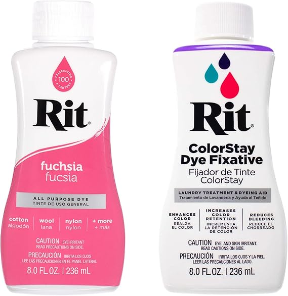 RIT Dye Wide Selection of Colors with Color Fixative