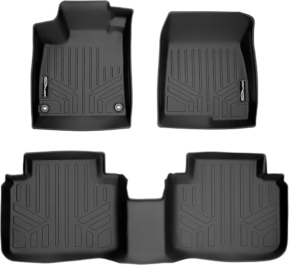 SMARTLINER Custom Fit Floor Mats 2 Row Liner Set Compatible with 2018-2022 Honda Accord