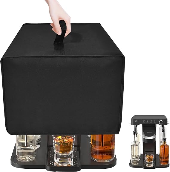 Cover for BLACK+DECKER Cocktail Maker Machine BEHB101 (Black) | Heavy Duty Thickened Case Waterproof Dustproof Drink Maker Cover for BLACK+DECKER Cocktail Maker Machine and Drink Maker
