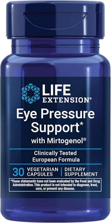 Life Extension Eye Pressure Support with Mirtogenol, 30 Capsules