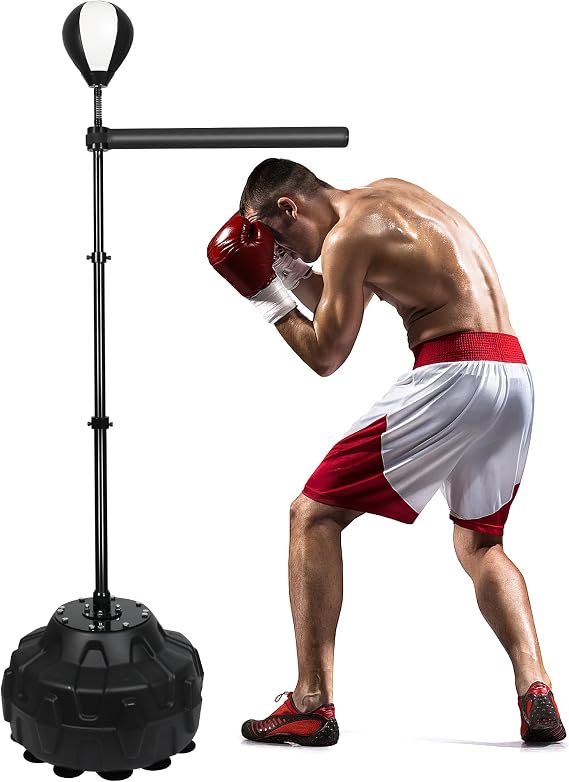 INNOLIFE Boxing Training Kit with Punching Ball and Spinning Relax Bar