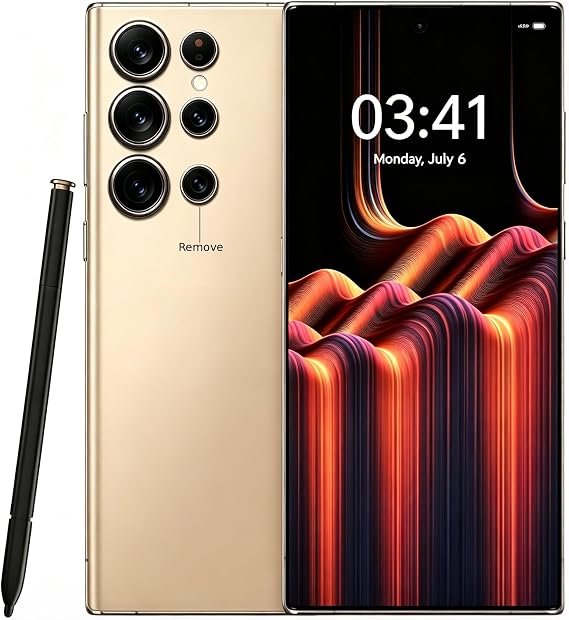 C25 Ultra Phone, 12GB+512GB Unlocked Android 15 Smartphone