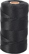 Black Nylon String,1000ft 2mm UV-Resistant Nylon Cord Twine for Garden,Tomato,Climbing Plant,Tie Floristry,Fishing,Wrapping,Camping and Outdoor Survival,Netting Home Improvement