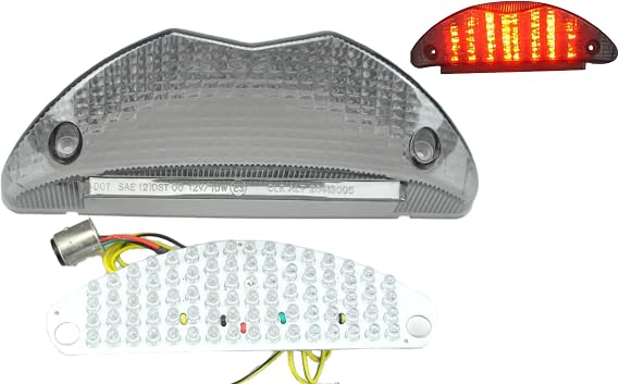 Fit For BMW F800GT, F800R,F800S,F800ST, F650GS Dakar, G650GS Sertao,R1200GS Adventure, LED Rear Lamp Brake Tail Light+Integrated Turn Signal (Smoke, Style1: LED Taillight+Turn Signal)