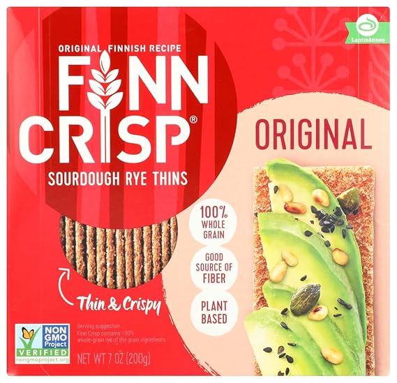 Finn Crisp, Thin Rye Crispbread, Original, 7 oz (200 g)(pack of 3)