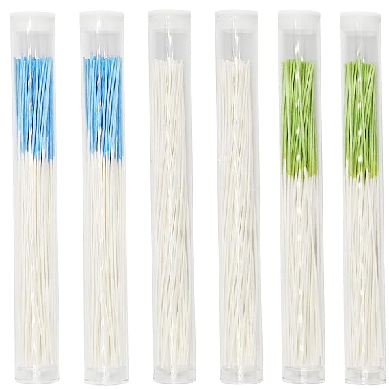 360 Pcs Earrings Hole Cleaner Floss, 6 Boxes Ear Piercing Hole Cleaner Floss Disposable Aftercare Piercing Ear Hole Cleaning Line, Rose Fragrance Odor Removal Earring Cleaner for Pierced Ears, Women