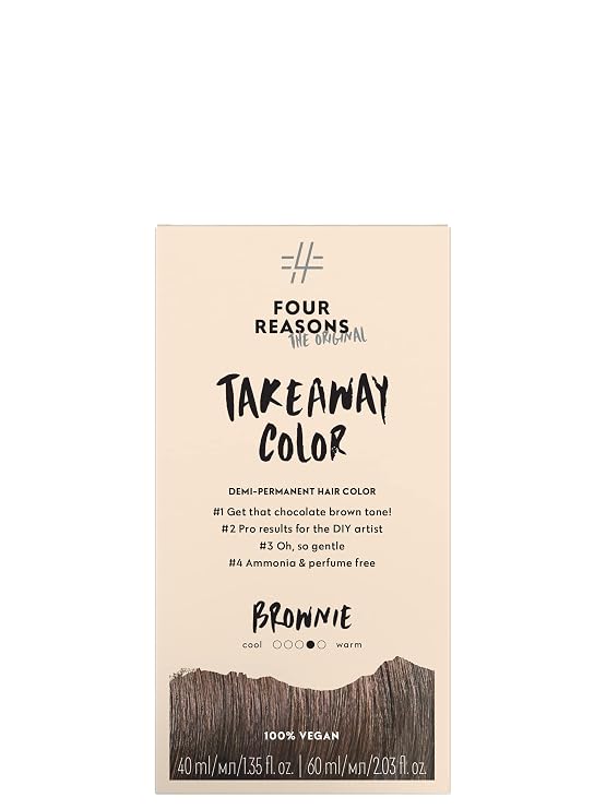 FOUR REASONS Brownie 5.35 Demi Permanent Hair Color Kit