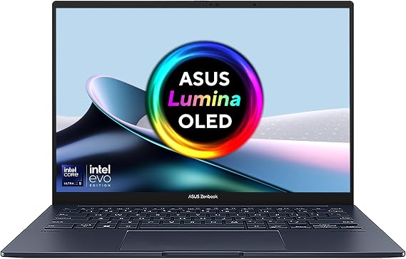 ASUS Zenbook 14 OLED UX3405CA Laptop | 14.0" WUXGA (1920x1200) OLED Touchscreen | Intel Core Ultra 5 225H | 16GB RAM | 512GB PCIe SSD | UK Backlit Keyboard | Windows 11