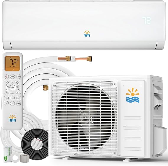 Mini Split Air Conditioner, 11500 BTU Mini Split Ac/Heating System