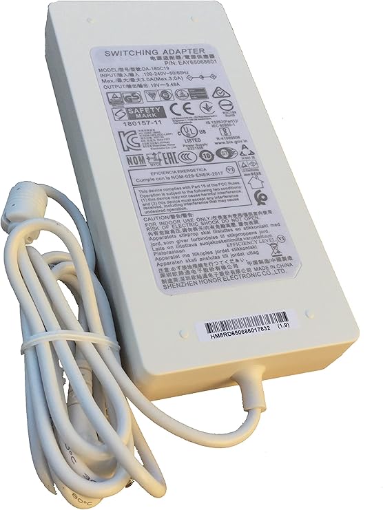 AC Adapter Compatible with LG DA-180C19 EAY64449302 Power Supply DA180C19