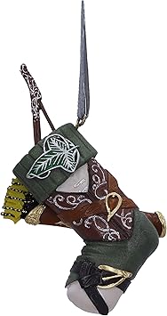 Nemesis Now Lord of The Rings Legolas Stocking Hanging Ornament 8.8cm, Resin, Officially Licensed Lord of The Rings Hanging Ornament, Cast in The Finest Resin, Hand-Painted