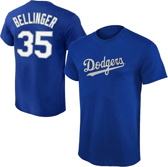 MLB Boys Youth 8-20 Team Color Official Player Name & Number T-Shirt