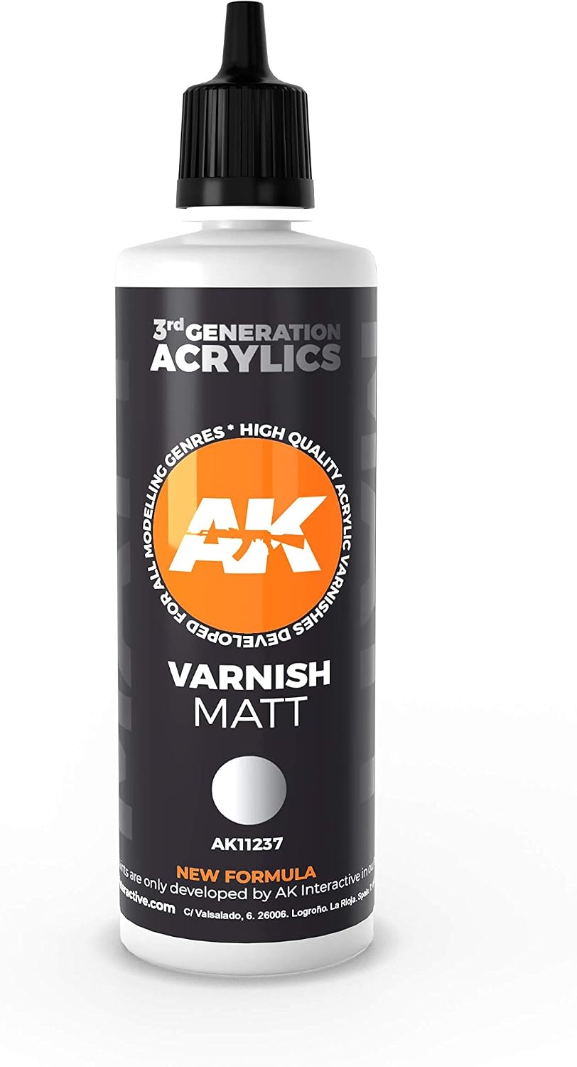 AK-Interactive 3rd Gen Matt Varnish 100ml - Model Building Paints and Tools # 11237