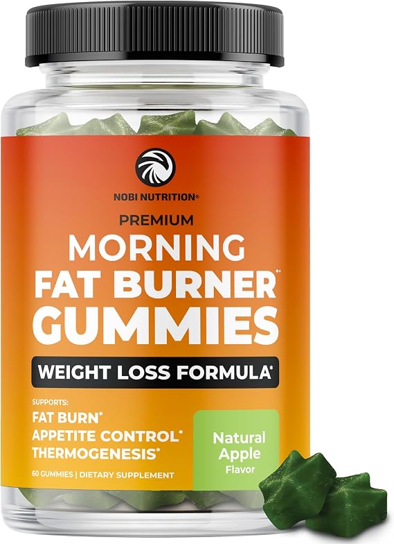 Morning Fat Burner Gummies, Weight Loss For Women & Men, Metabolism Booster