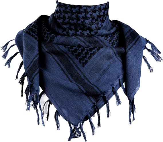 FREE SOLDIER Scarf Military Shemagh Tactical Desert Keffiyeh Head Neck Scarf Arab Wrap with Tassel 43x43 inches