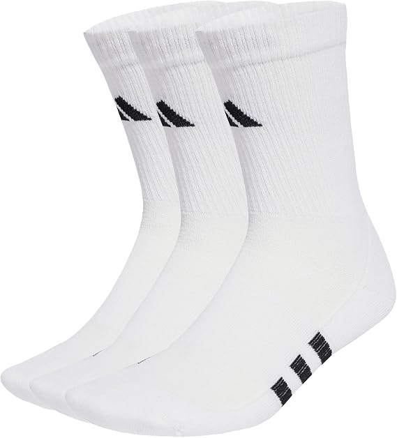 adidas Men's Crew Socks 3-Pack Cushioned for Workout