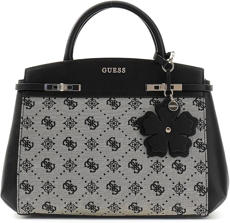 GUESS Women's Melinda Logo Triple Compartment Satchel