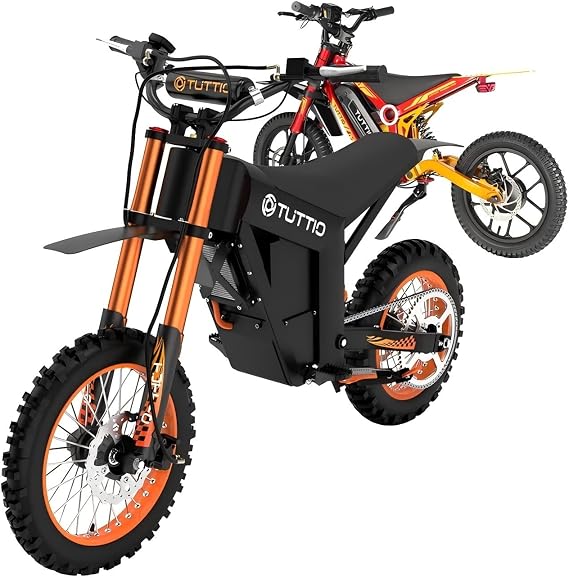 TUTTIO Electric Dirt Bike for Teens Kids,Soleil01 with ARC-I Gold