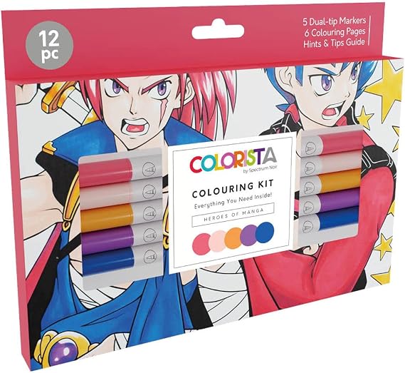 Spectrum Noir Colorista Colouring Kit - Heroes of Magna - Includes 12 Pieces
