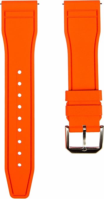 FKM Rubber Watch Band- Compatible with IWC Schaffhausen- 20mm, 22mm Quick-Release Watch Strap