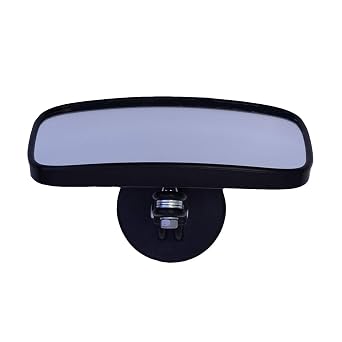 Side-View Magnetic Mirror, Black/Silver