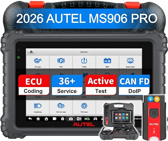 Autel MaxiSys MS906 Pro OBD2 Scanner, Bi-Directional DiagnosticScan Tool