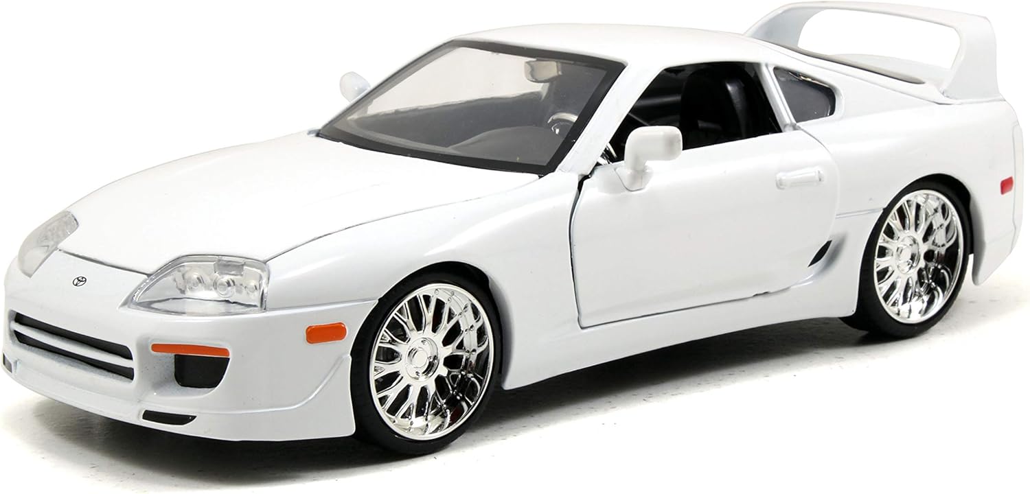 Jada 124 Scale Diecast 97375 - Brians Toyota Supra - Fast & Furious - White