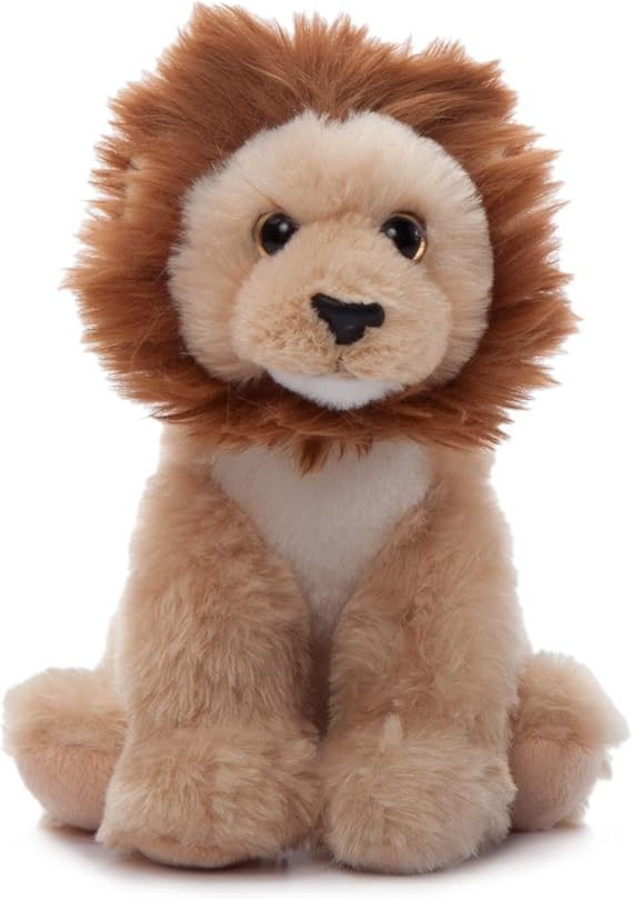 The Petting Zoo Lion Stuffed Animal Plushie, Babiez, Kids Gifts, 6 in