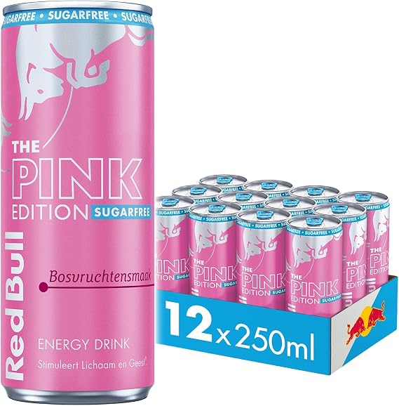 Red Bull - The Pink Edition Wild Berry - sleekcan - 12x25 cl - NL