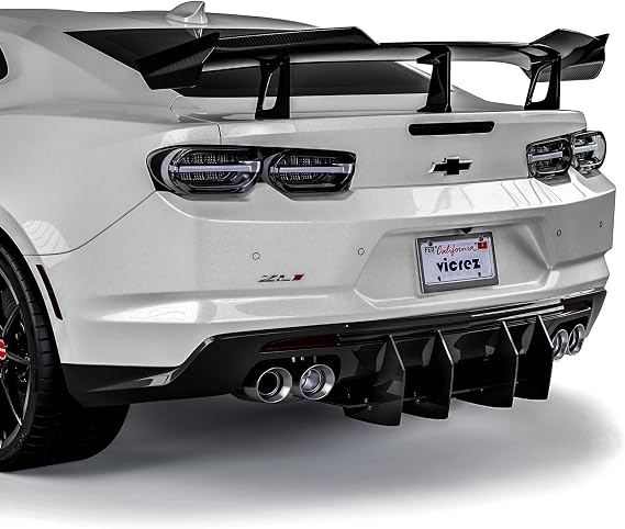 Vicrez Centa Rear Diffuser vz102139 | Fits/Compatible With Chevrolet Camaro 2016-2022