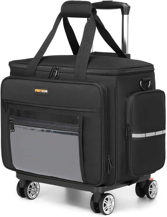 Sewing Machine Case with Wheels, Detachable Rolling Sewing Machine Case