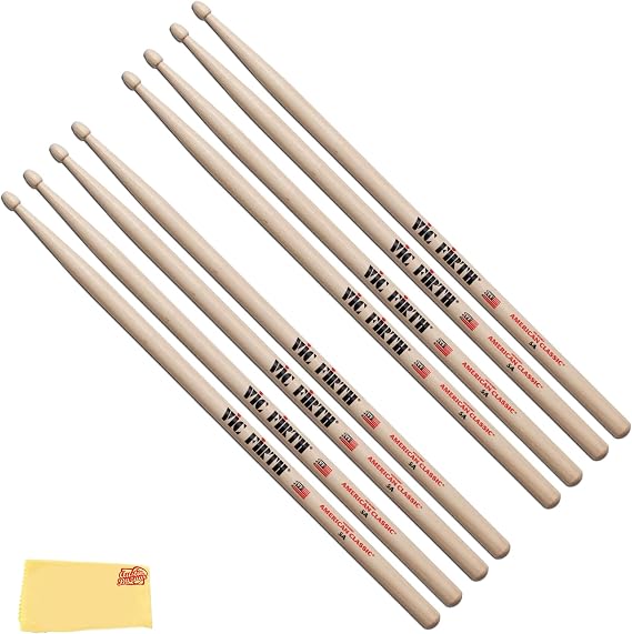 Vic Firth American Classic 5A Drumsticks - 4 Pack
