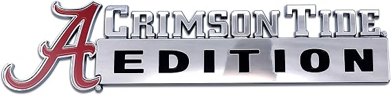 University of Alabama Crimson Tide Edition Auto Emblem