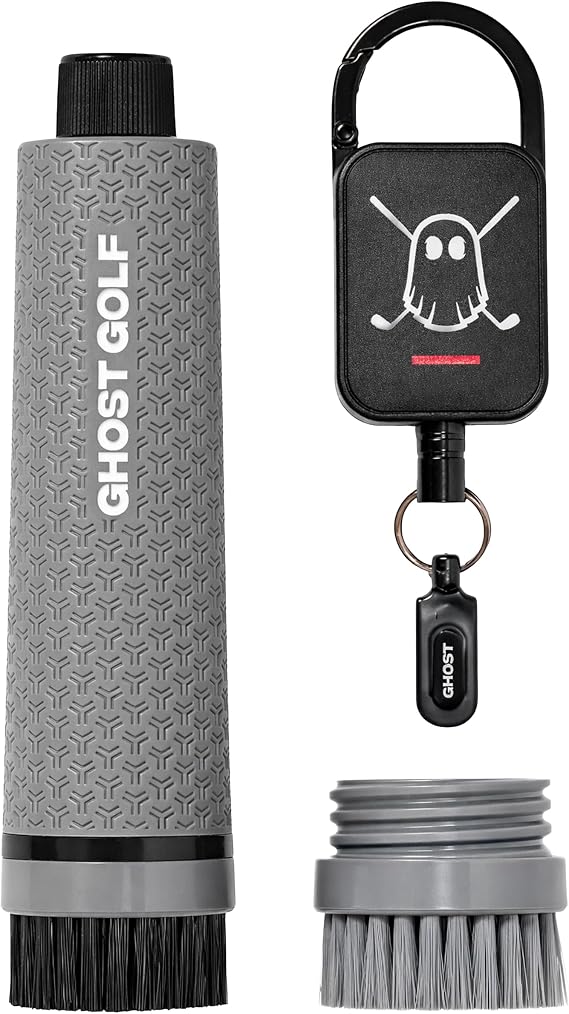 Ghost Golf Magnetic Golf Club Brush with Water Reservoir & Shoe Brush