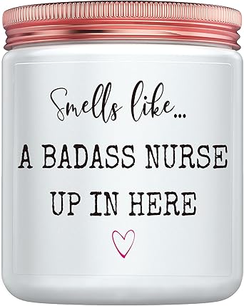 Funny Gifts for Nurse, Nurse Practitioner Gifts for Women, Nurse Week Birthday Christmas Graduation Candle Gift for New RN Nursing Student