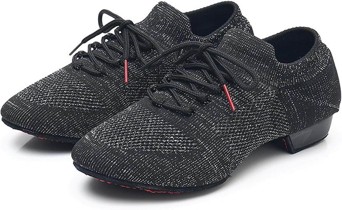 Rosefinch Women's Jazz Dance Shoes Knitted Yoga Latin Ballet Modern Dance Practice Shoes