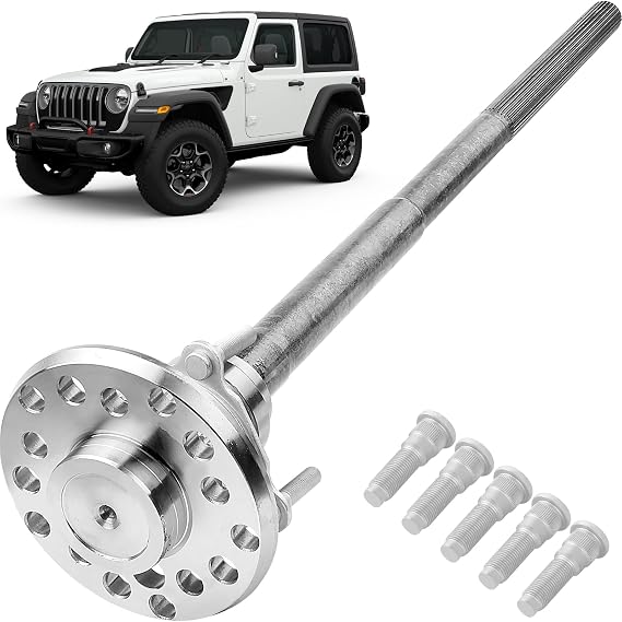 Axle Shaft Assembly Fit for Jeep Wrangler 2007-2011 3.8L | Fit for Wrangler 2012-2018 3.6L | Fit for Wrangler JK 2018 3.6L, Rear, OE 630-338, 630338, 68003272AA, YAWD4421830