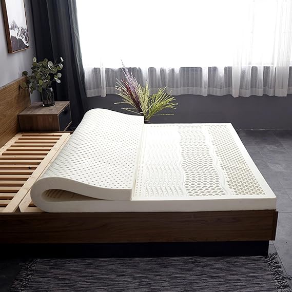 100% Natural Latex Mattress,Washable Natural Latex Mattress Imported Natural Rubber Pure Mattress,Honeycomb Pore Ventilation,10cm,150x200cm