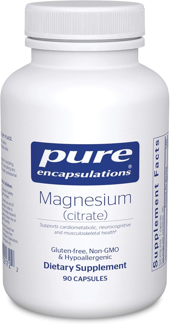 Pure Encapsulations Magnesium (Citrate), 90 Capsules