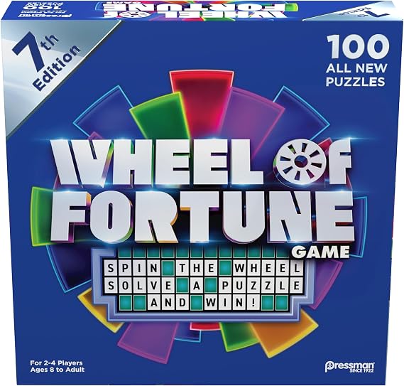 Wheel of Fortune Game: 7th Edition - Spin The Wheel, Solve A Puzzle, And Win by Pressman