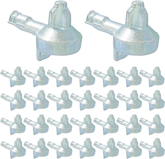 30 Pcs Shelf Support Pegs, Silver,Zinc Alloy | Replacement Shelf Pins, For Wood Shelving, Compatible with Billy Bookcase Part 131372
