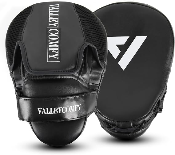Valleycomfy Boxing Pads Punching Mitts for Training,Muay Thai,Martial Arts