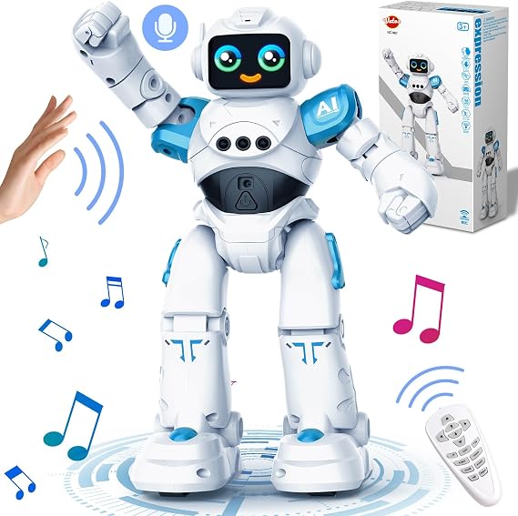 VATOS Robot Toys for Kids - Smart Talking Voice Remote Control Robot
