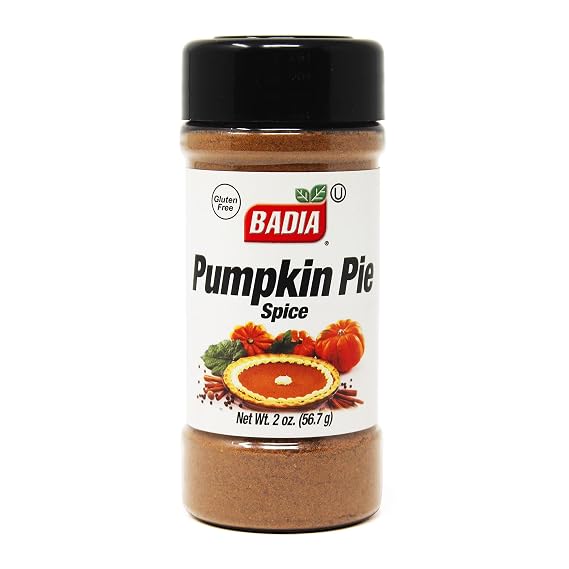 Badia Pumpkin Pie Spice, 2 oz Warm & Aromatic Blend of Cinnamon, Nutmeg, Ginger, and Cloves