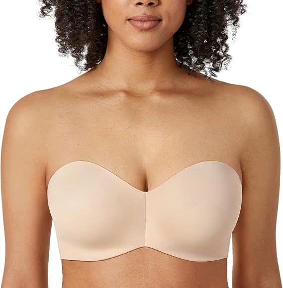 DELIMIRA Women's Strapless Minimizer Plus Size Bras