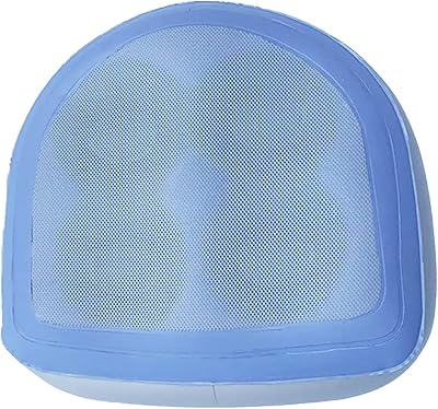 Hot Tub Seats for Adults, Inflatable Hot Tub Accessories with Suction Cup and Mesh, Inflatable and Water-Filled Dual Purpose Hot Tub Booster Seat Comfortable Soft Hot Tub Cushion Blue