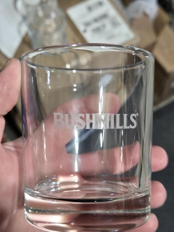 Bushmills Signature Etched Rocks Glass - Set of 2