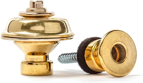 Jim Dunlop Straplok Strap Retainers Original - Brass